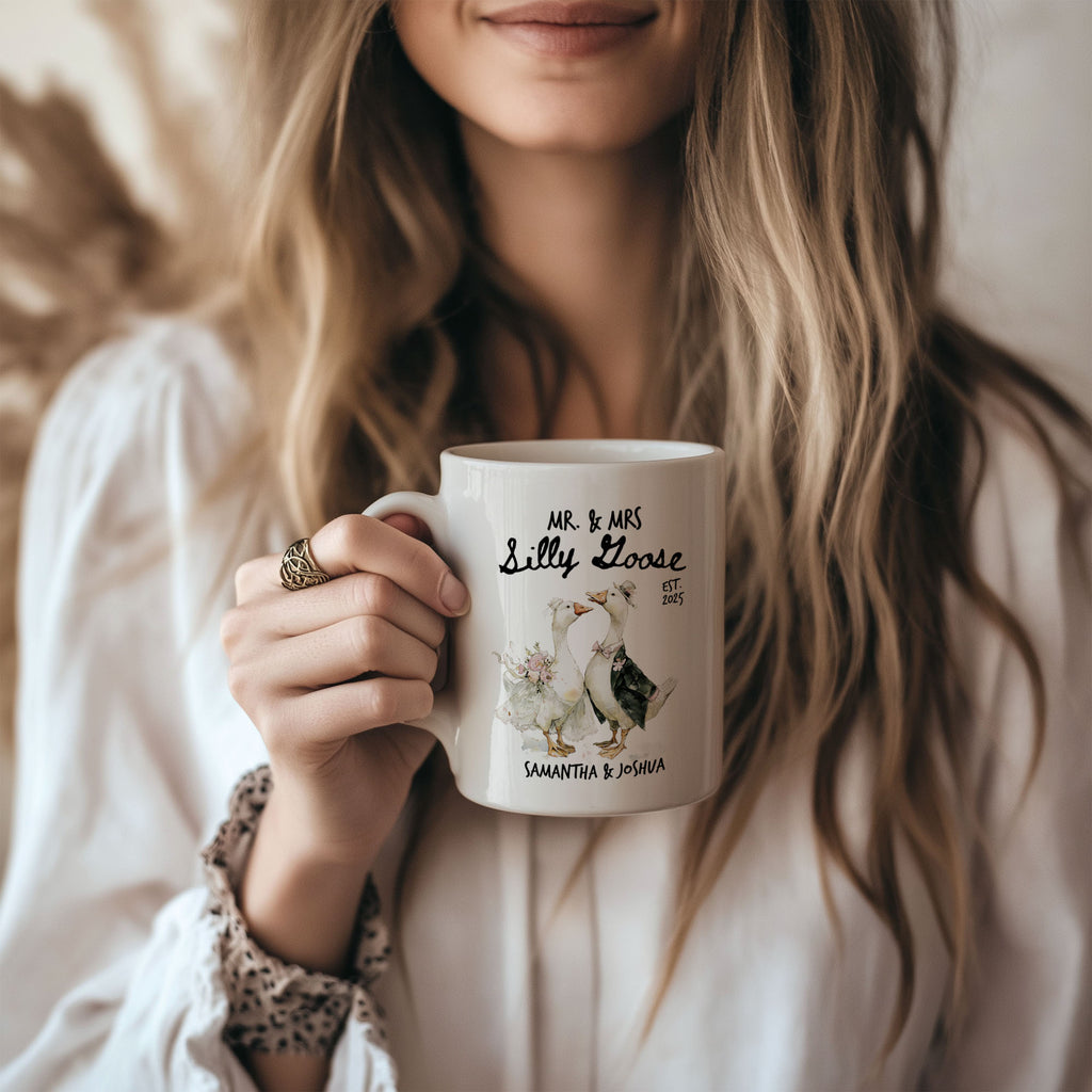 Mr. & Mrs. Silly Goose Mug