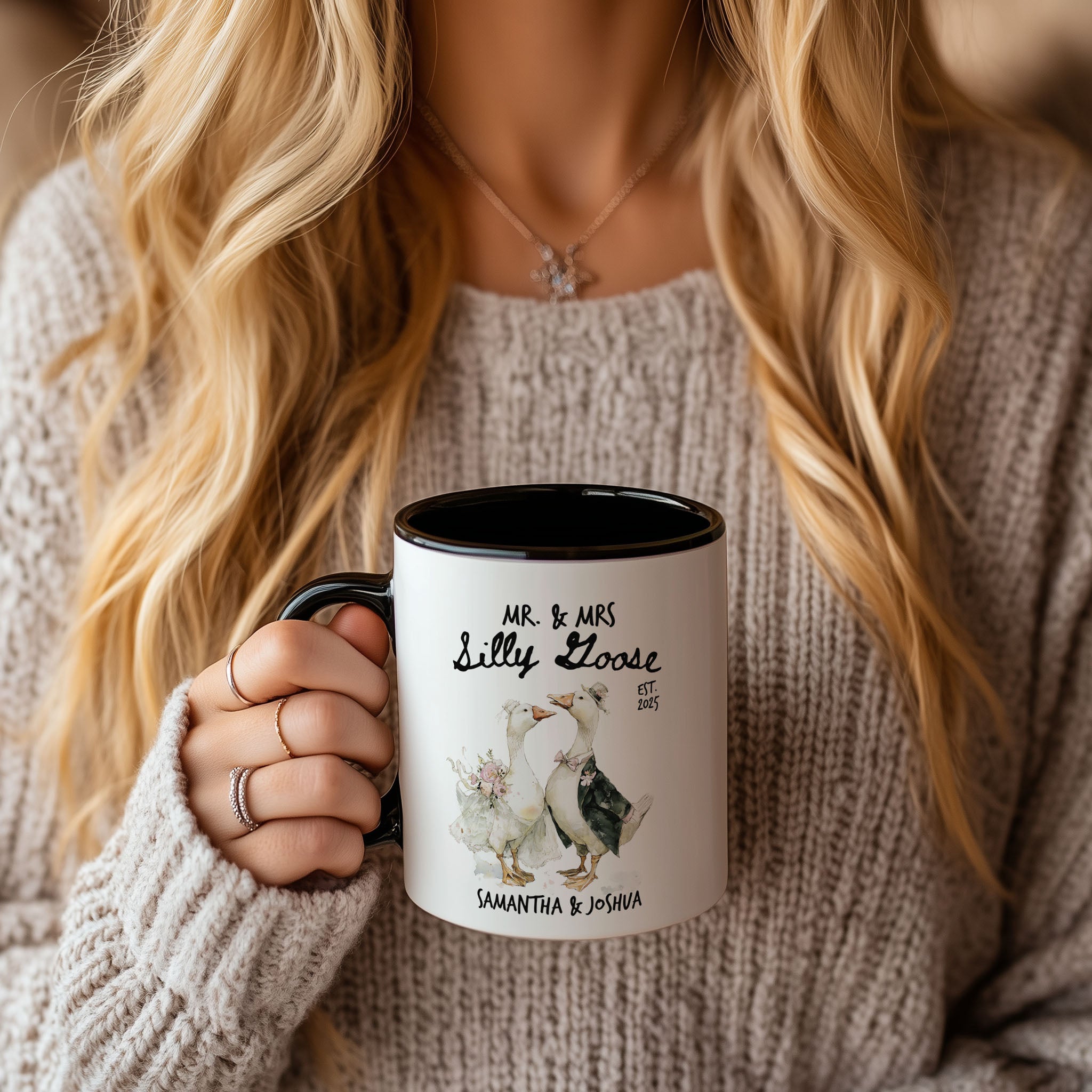 Mr. & Mrs. Silly Goose Mug