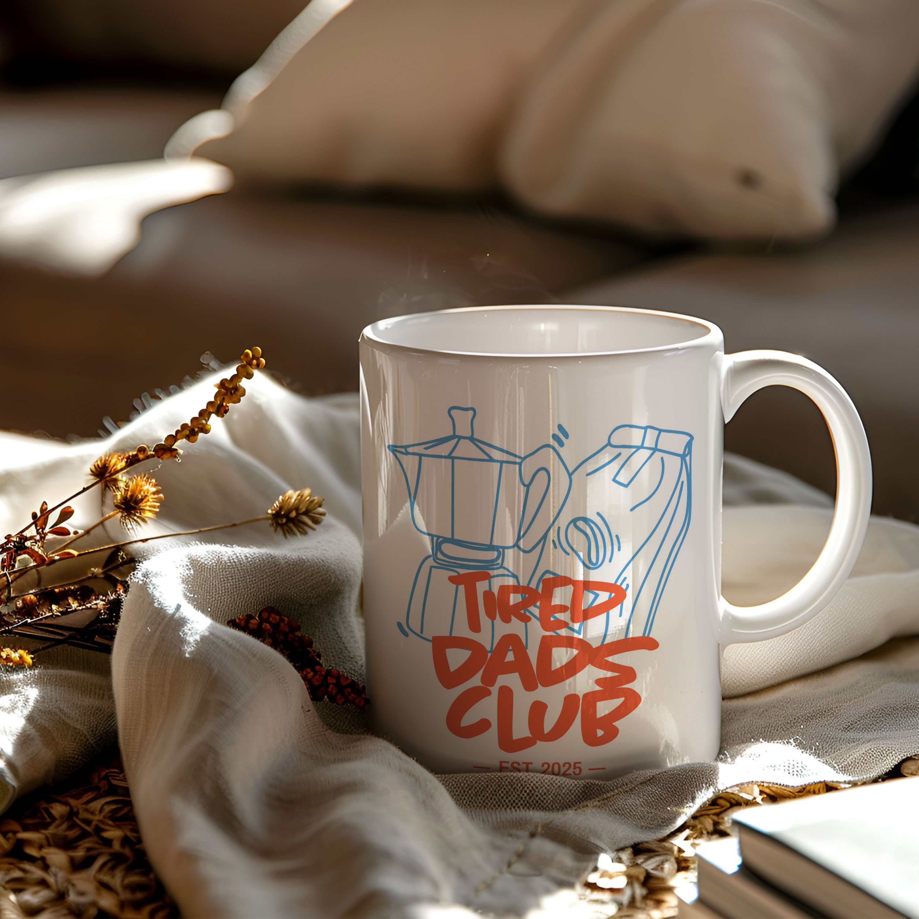 Tired Dads Club Mug