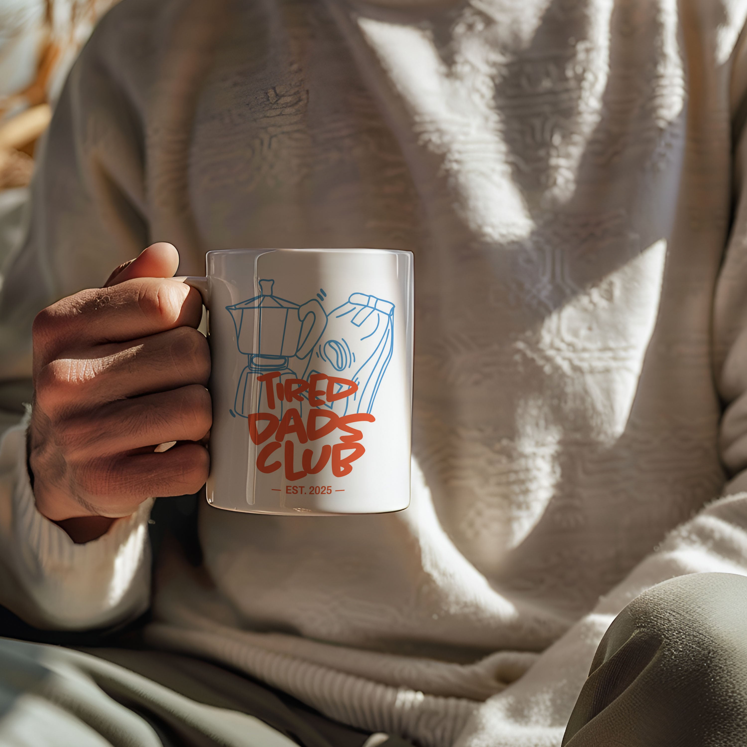 Tired Dads Club Mug