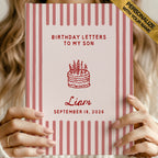 Birthday Letters Notebook Son