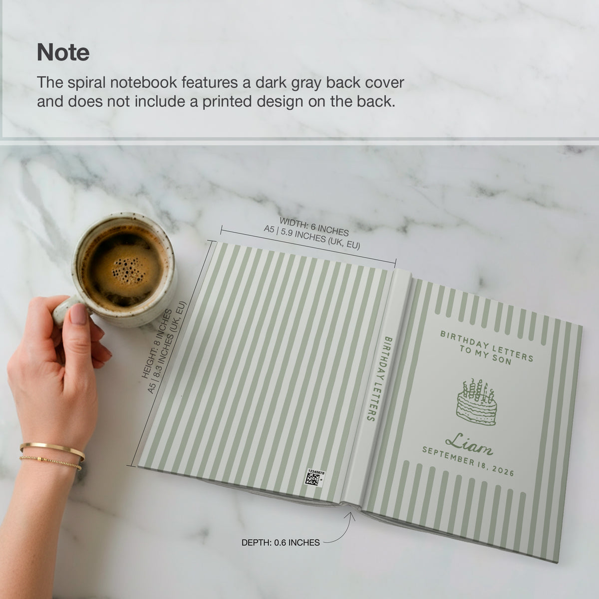 Birthday Letters Notebook Son