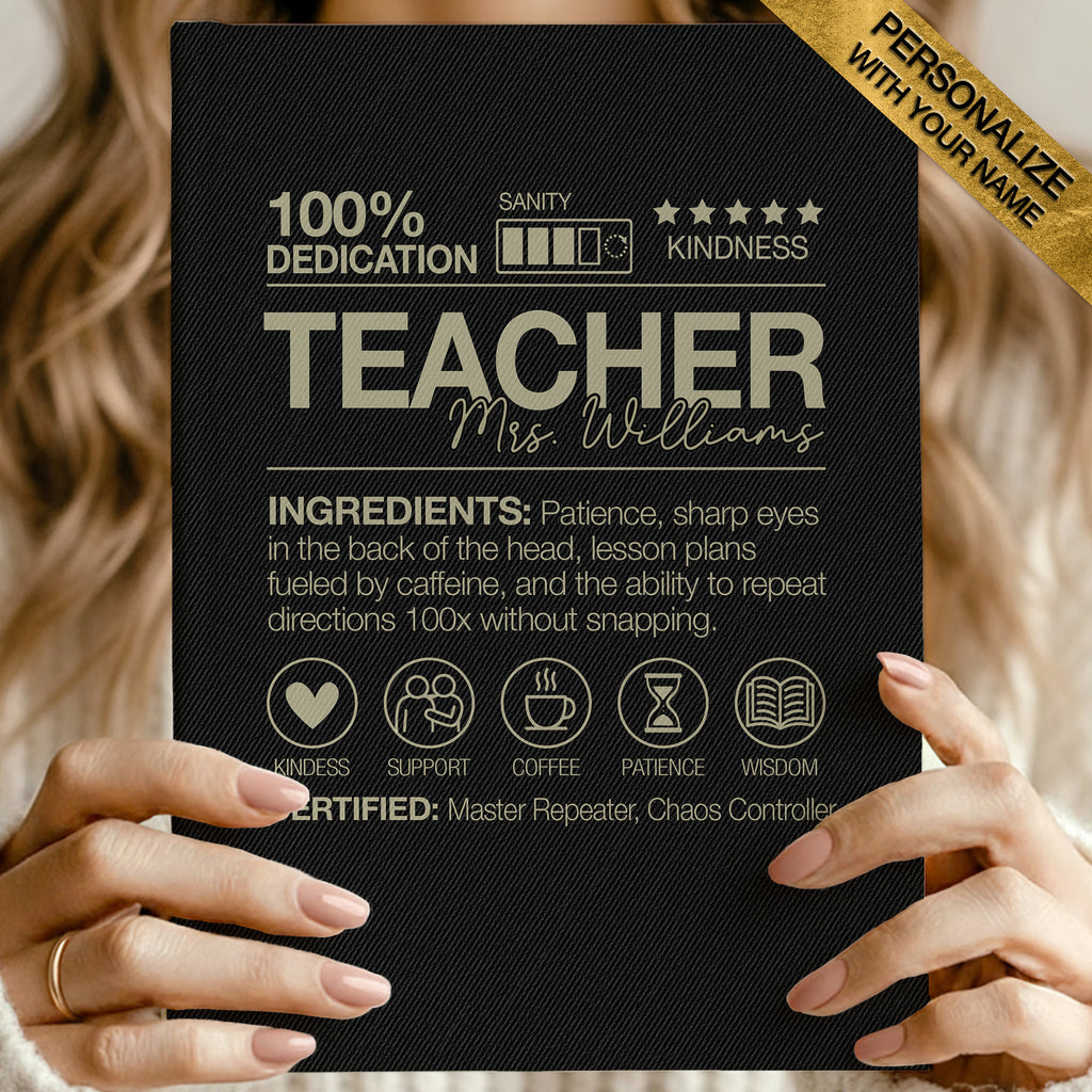 Teacher Ingredient Journal