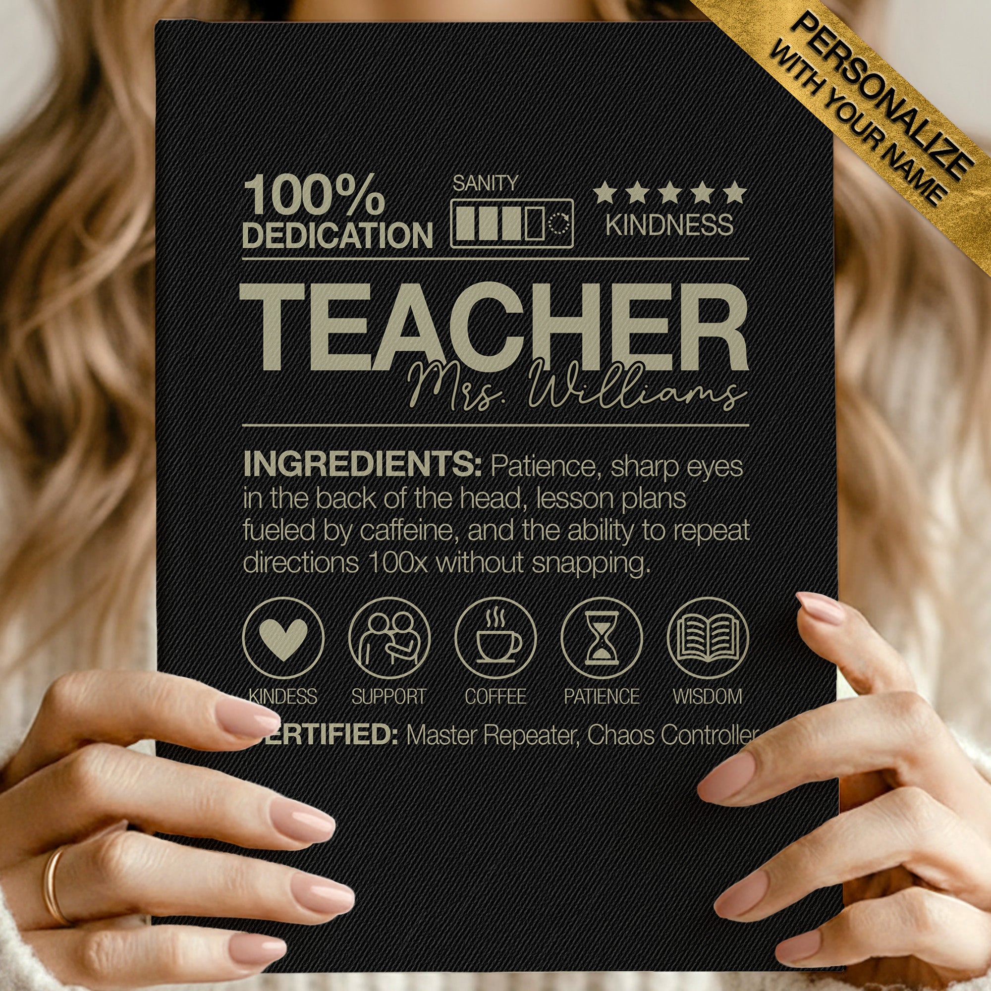 Teacher Ingredient Journal