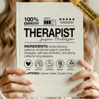 Therapist Ingredient Journal