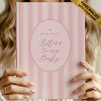 Letters to Baby Journal