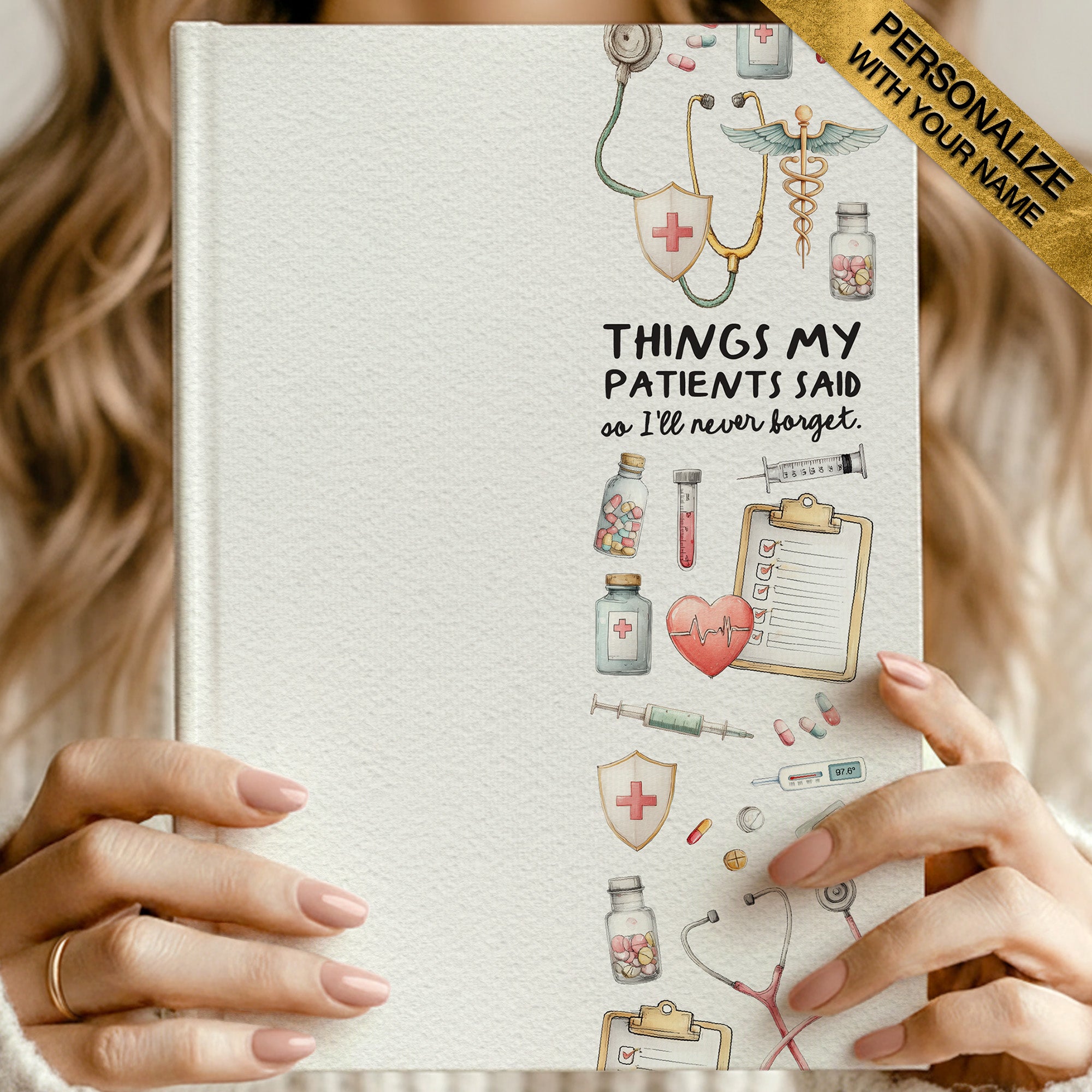 Doctor Things My Patient Said Journal Watercolor