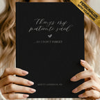 Things My Patients Said Keepsake Journal