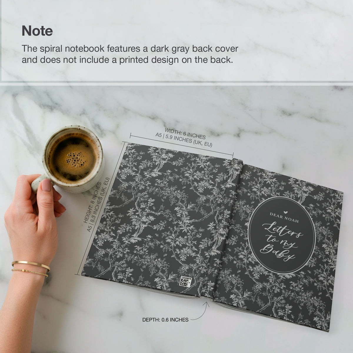 Letters to Baby Toile Journal