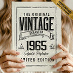 Vintage Birthday Journal