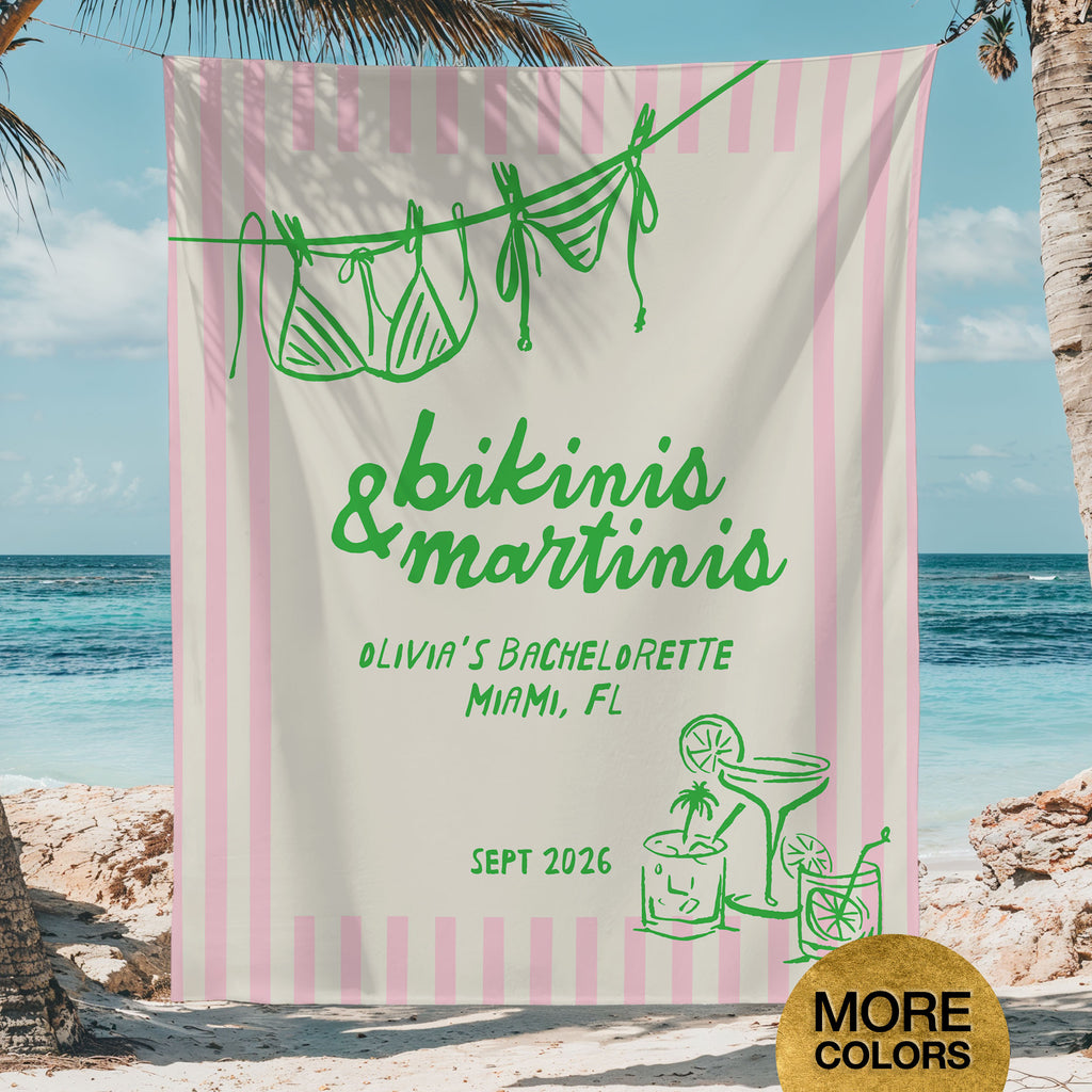Bikinis And Martinis Banner