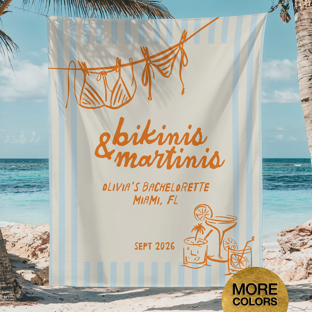 Bikinis And Martinis Banner