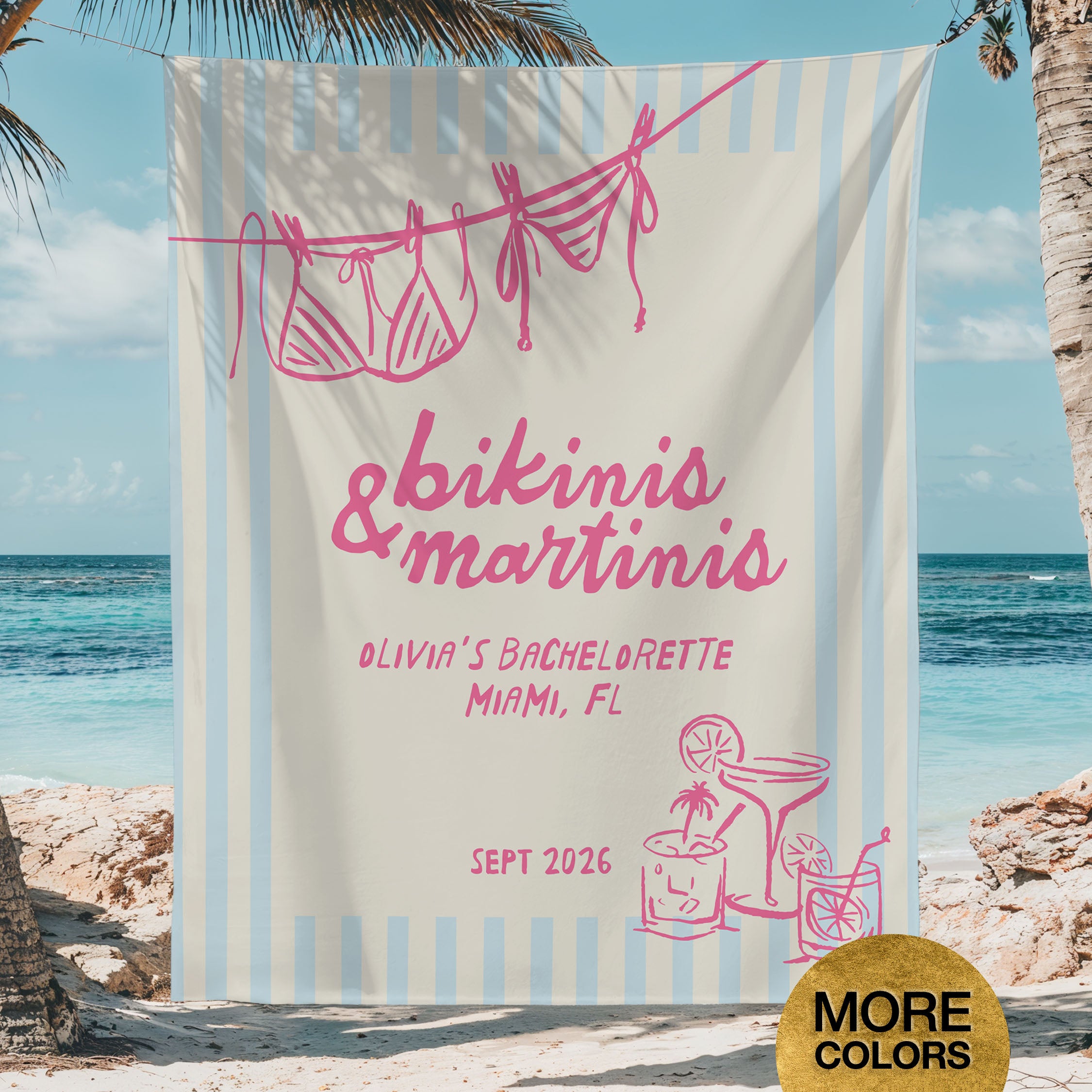 Bikinis And Martinis Banner