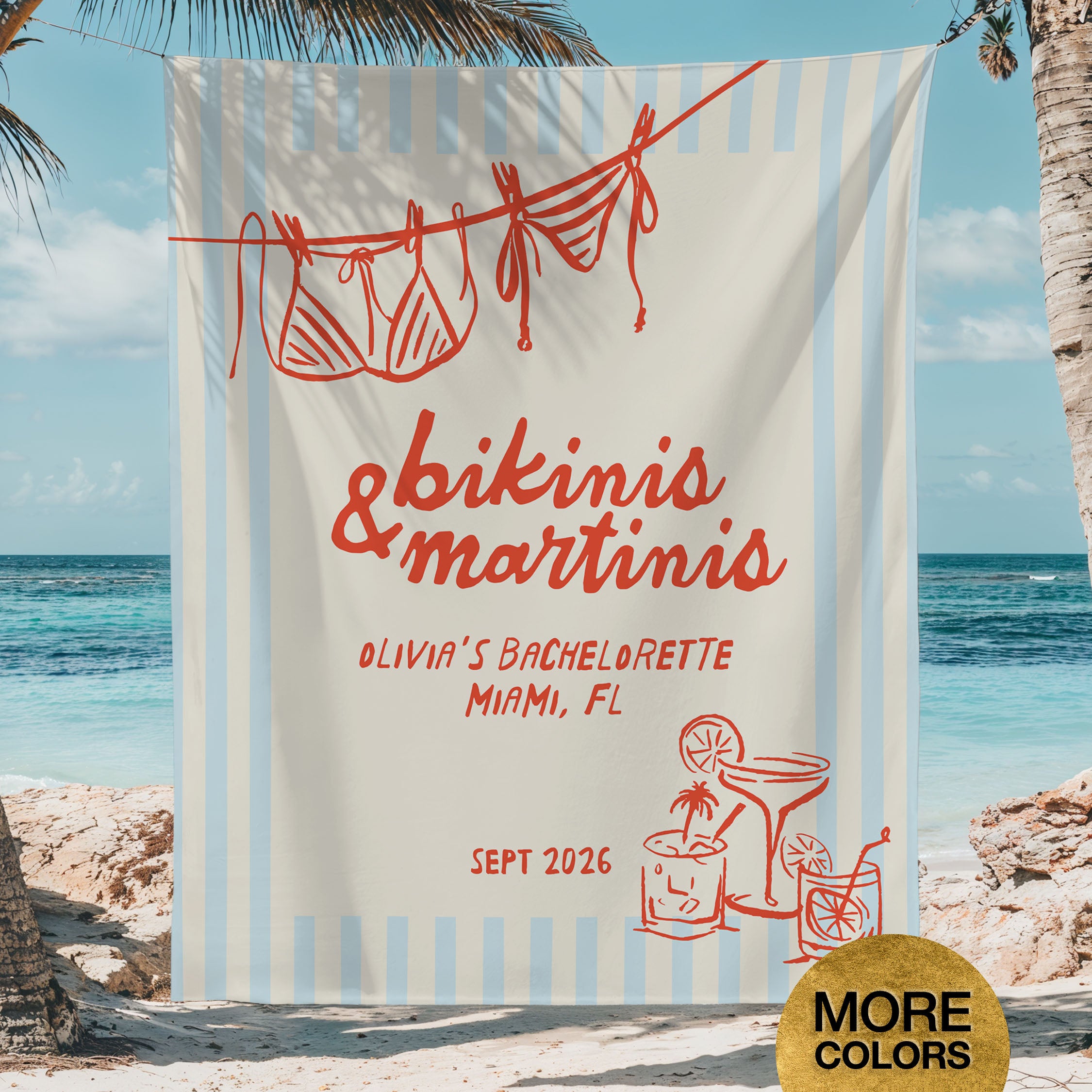 Bikinis And Martinis Banner