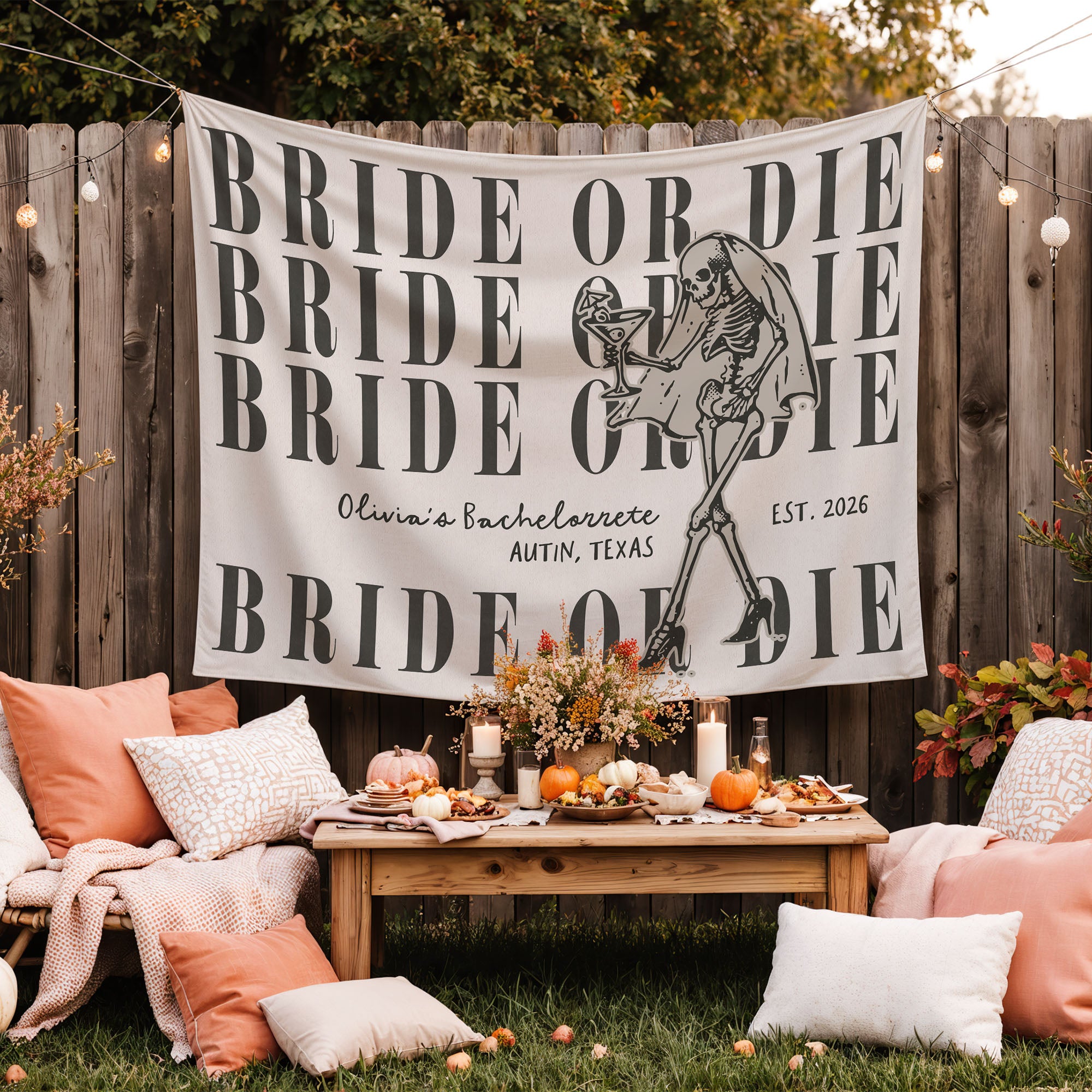 Bride Or Die Bachelorette Banner
