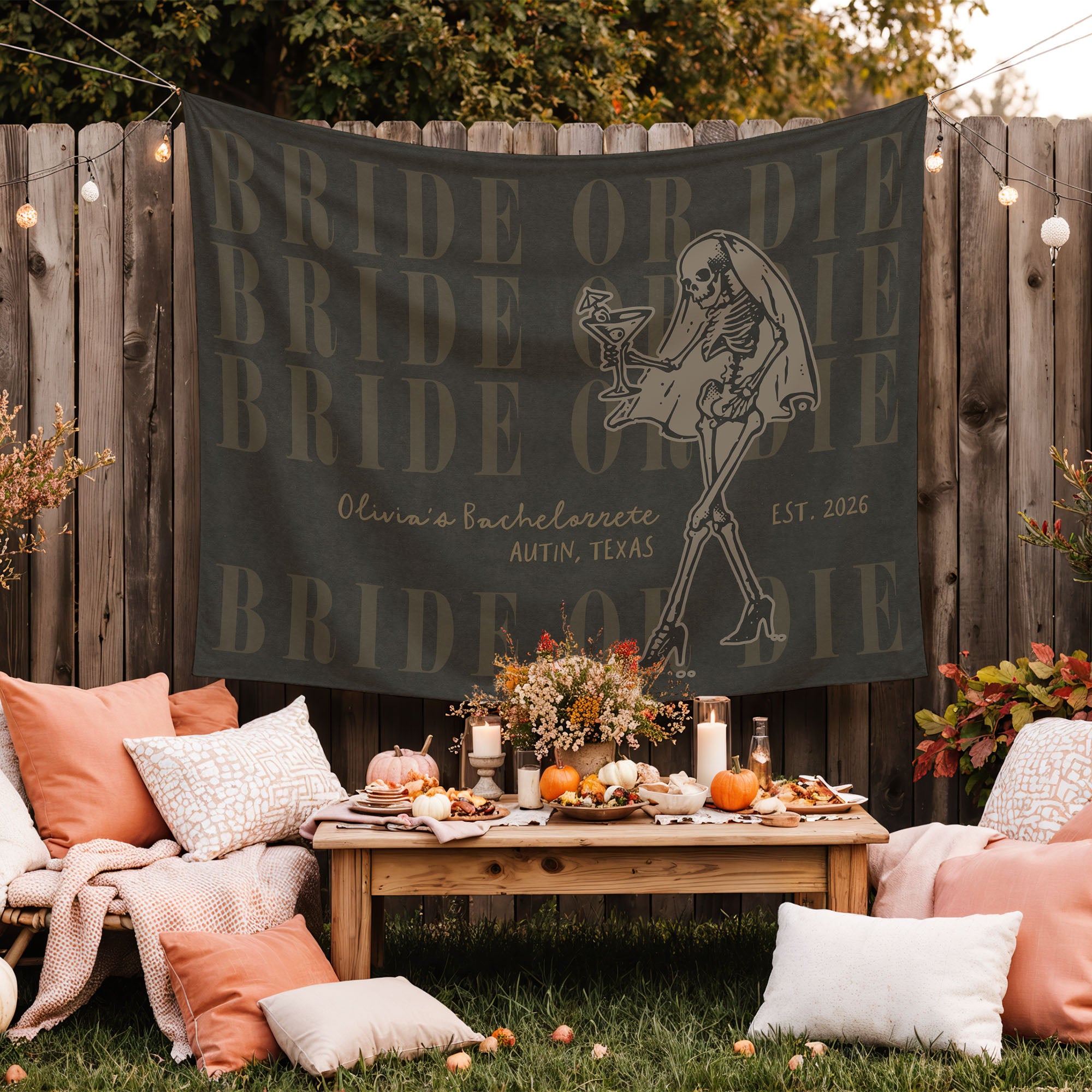 Bride Or Die Bachelorette Banner