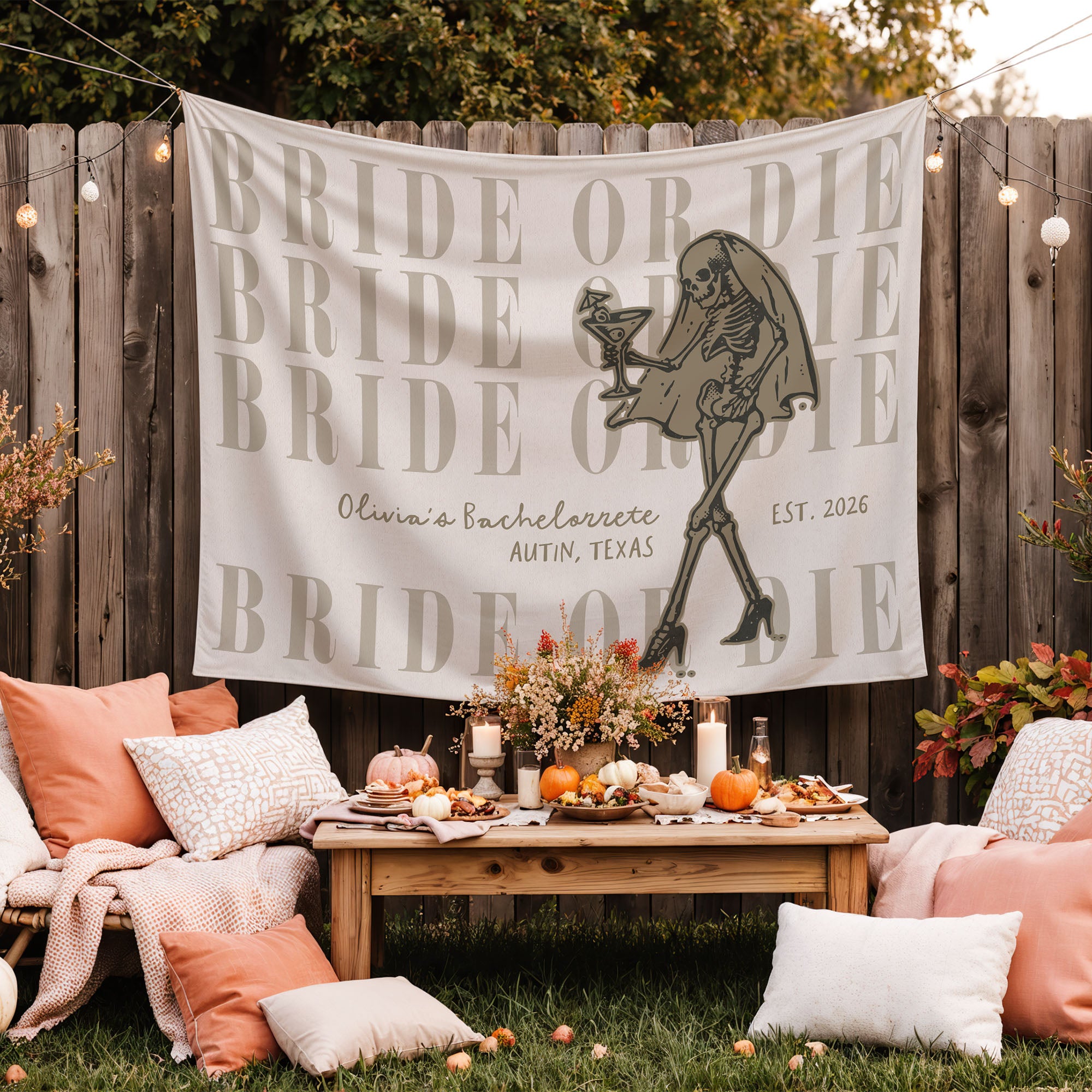 Bride Or Die Bachelorette Banner