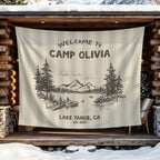 Lake Camp Bachelorette Tapestry