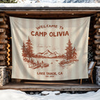 Lake Camp Bachelorette Tapestry