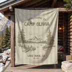 Lake Camp Bachelorette Tapestry