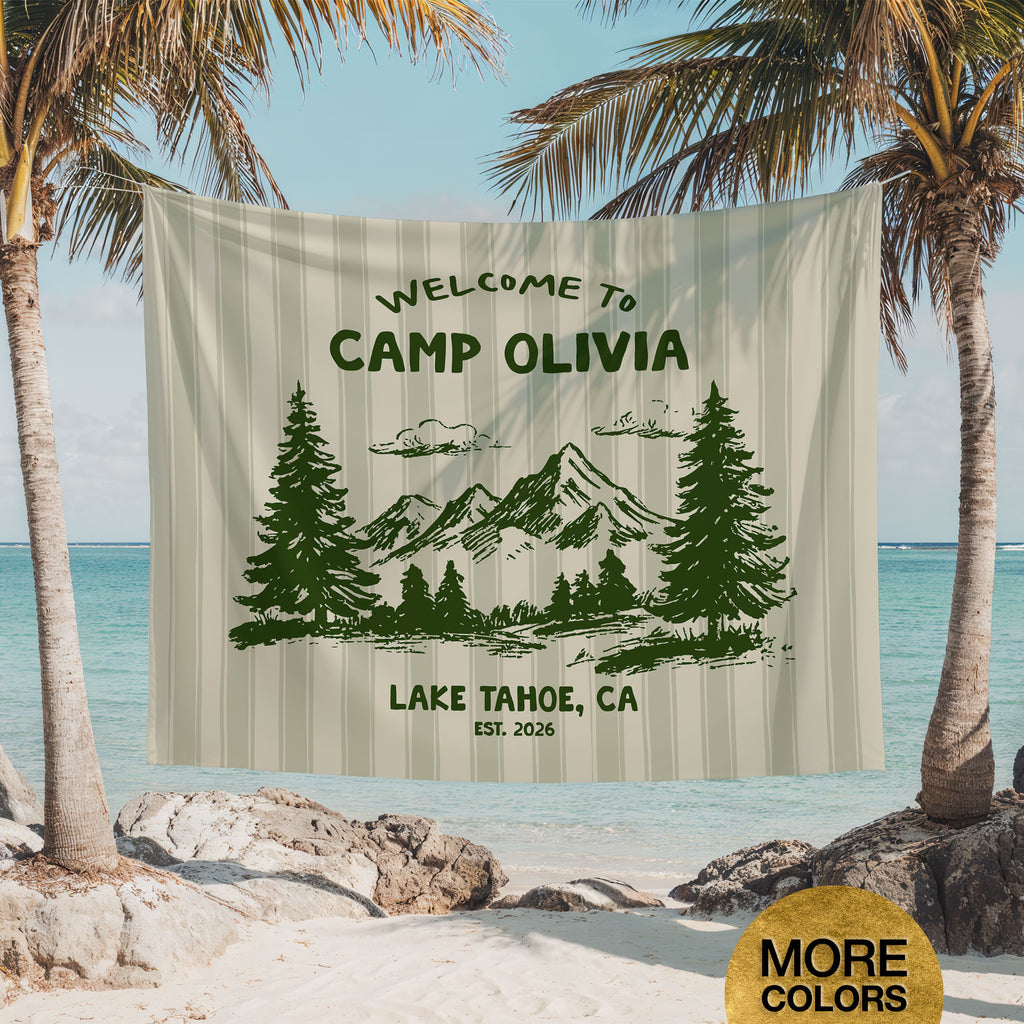 Welcome To Camp Banner