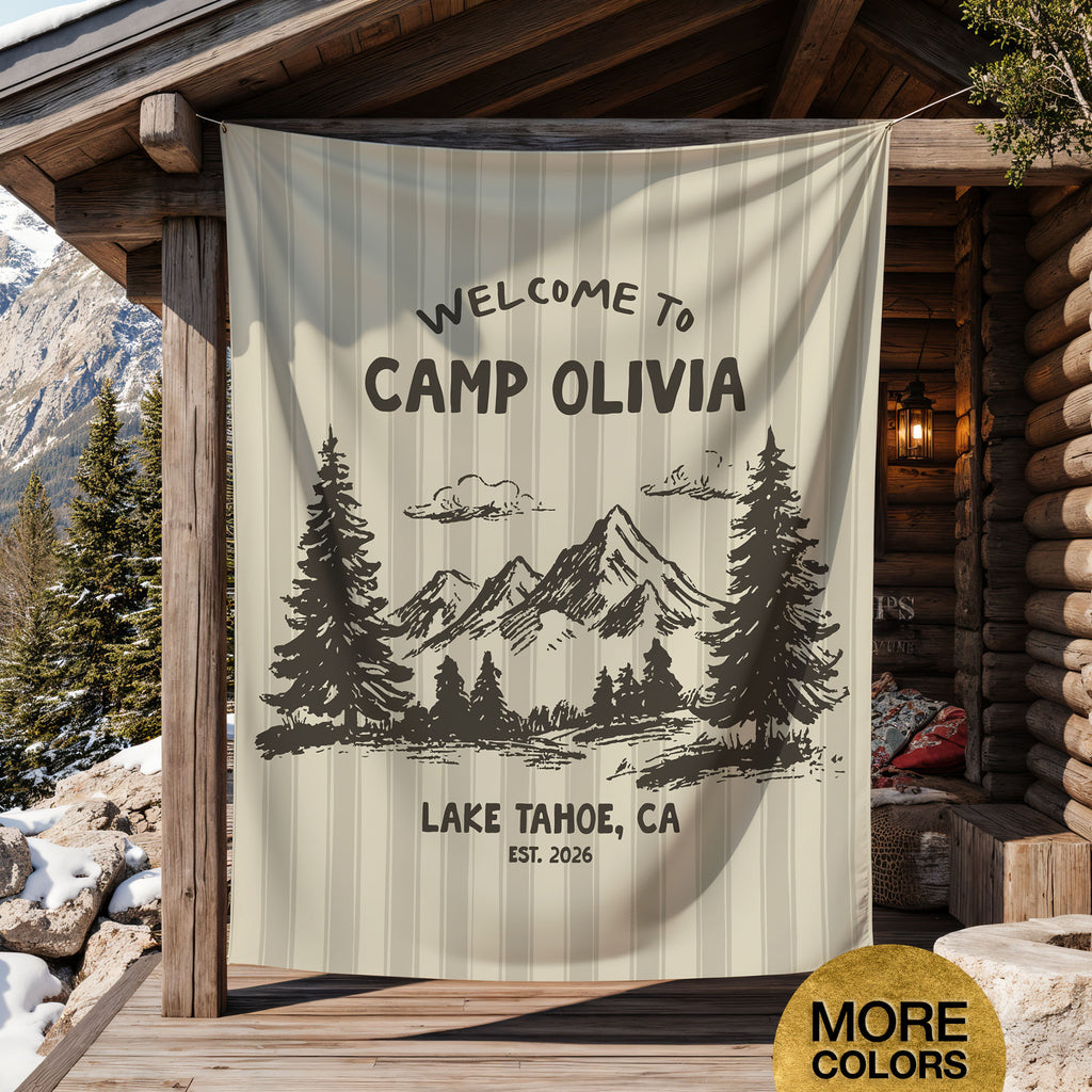 Welcome To Camp Banner