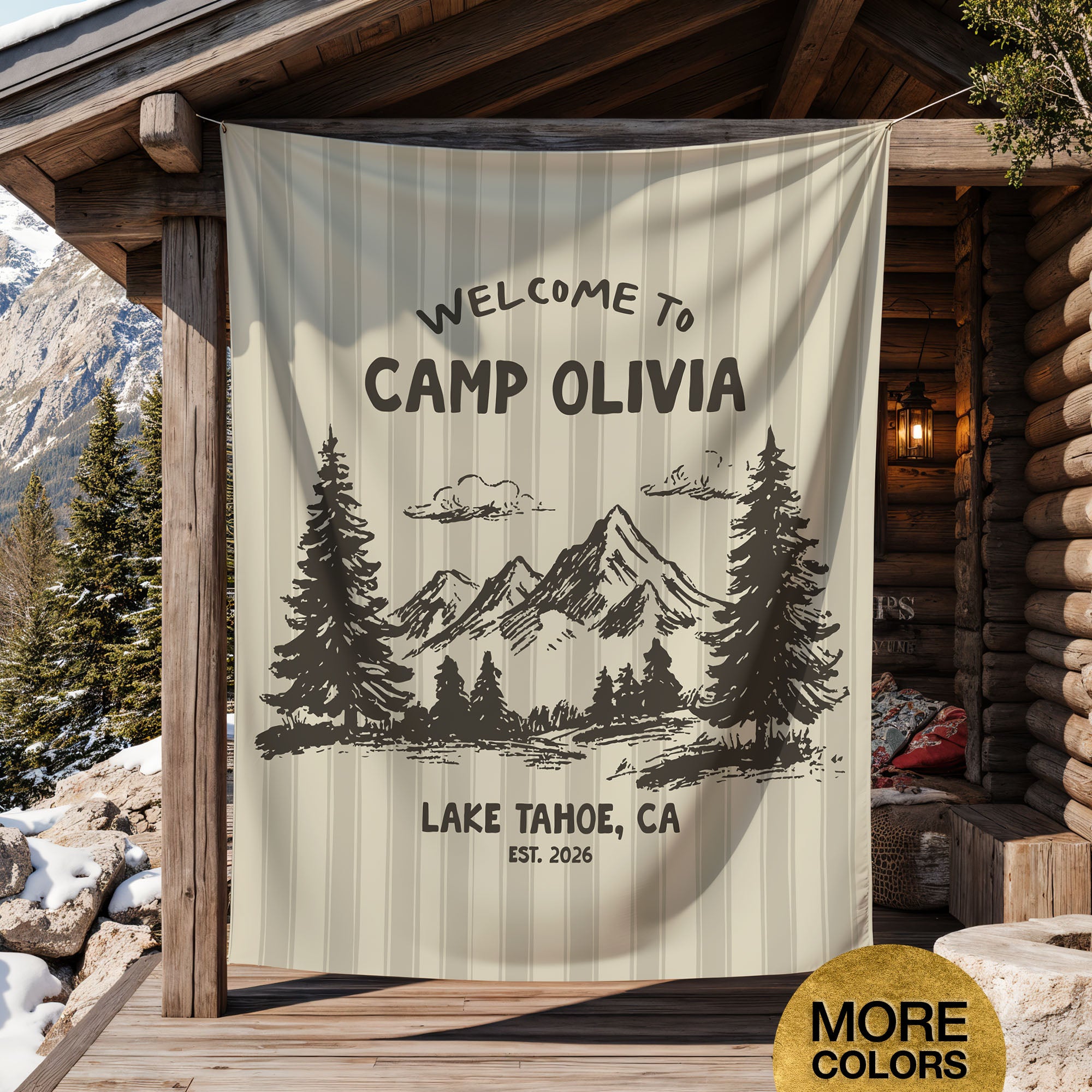 Welcome To Camp Banner