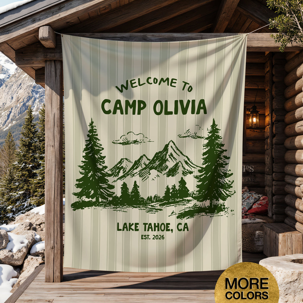 Welcome To Camp Banner