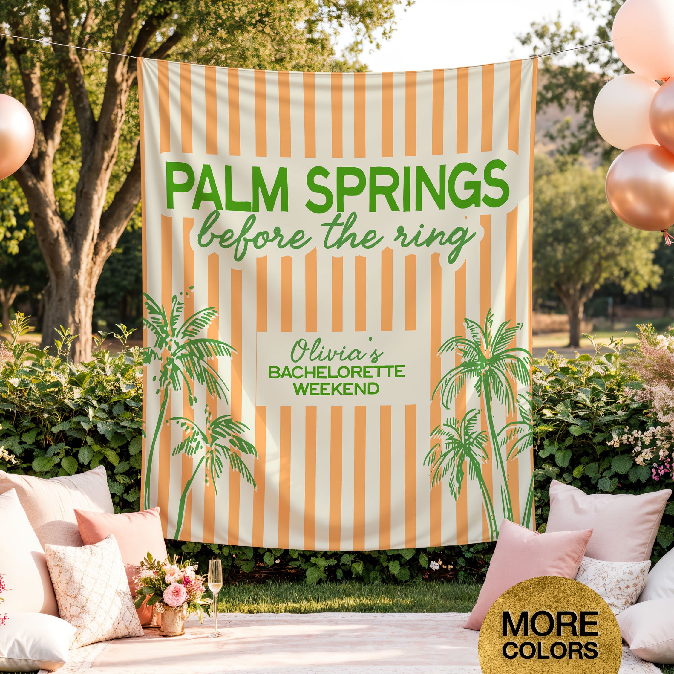 Palm Springs Bach Banner