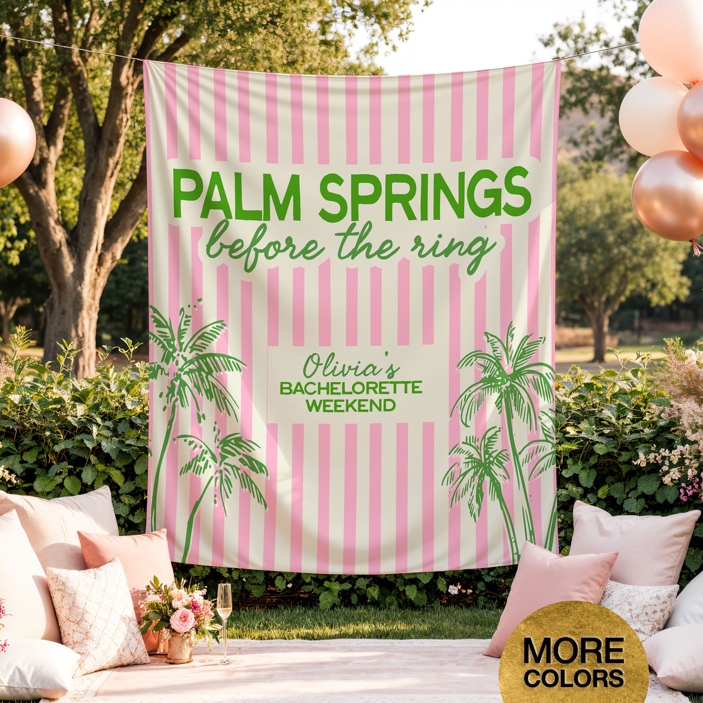 Palm Springs Bach Banner