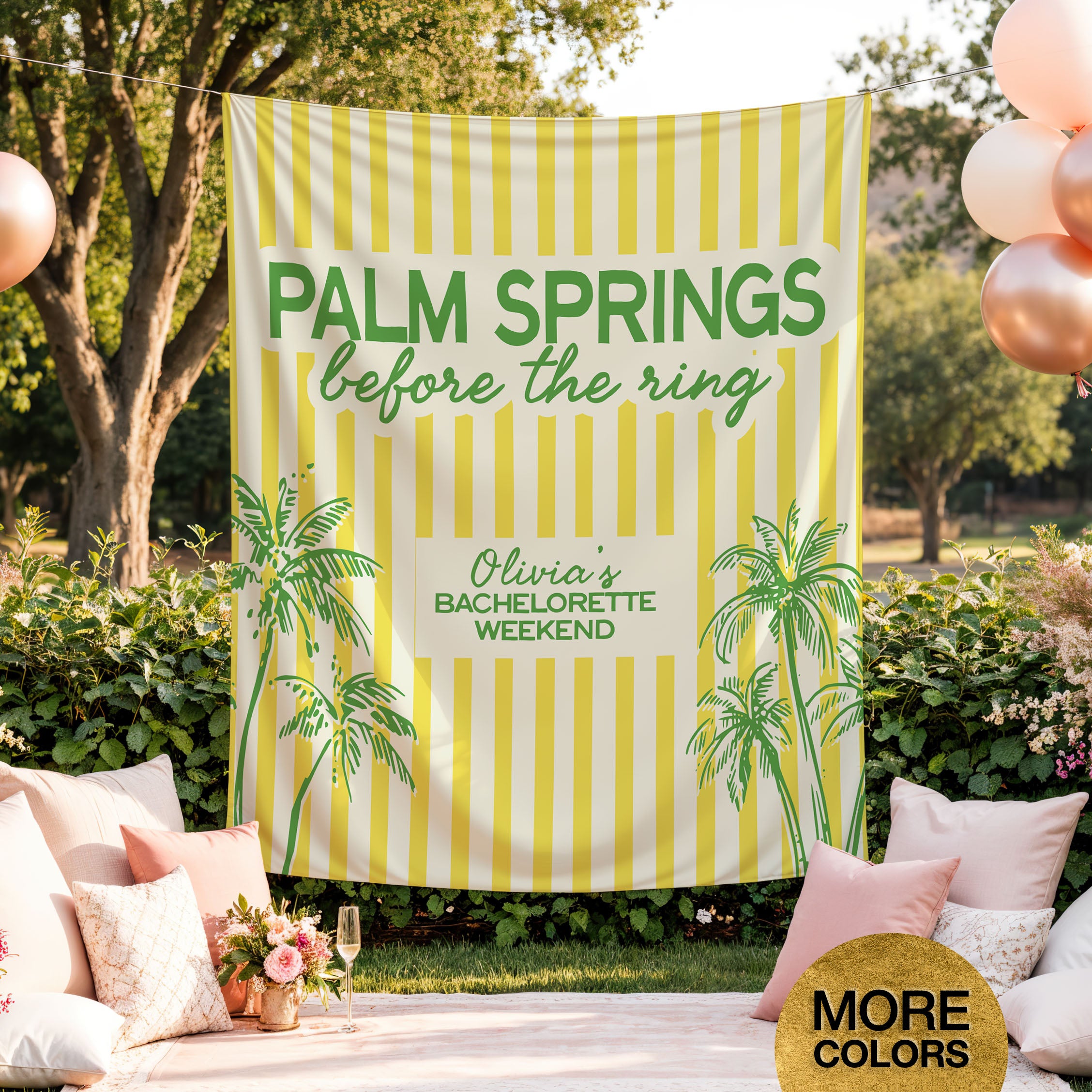 Palm Springs Bach Banner