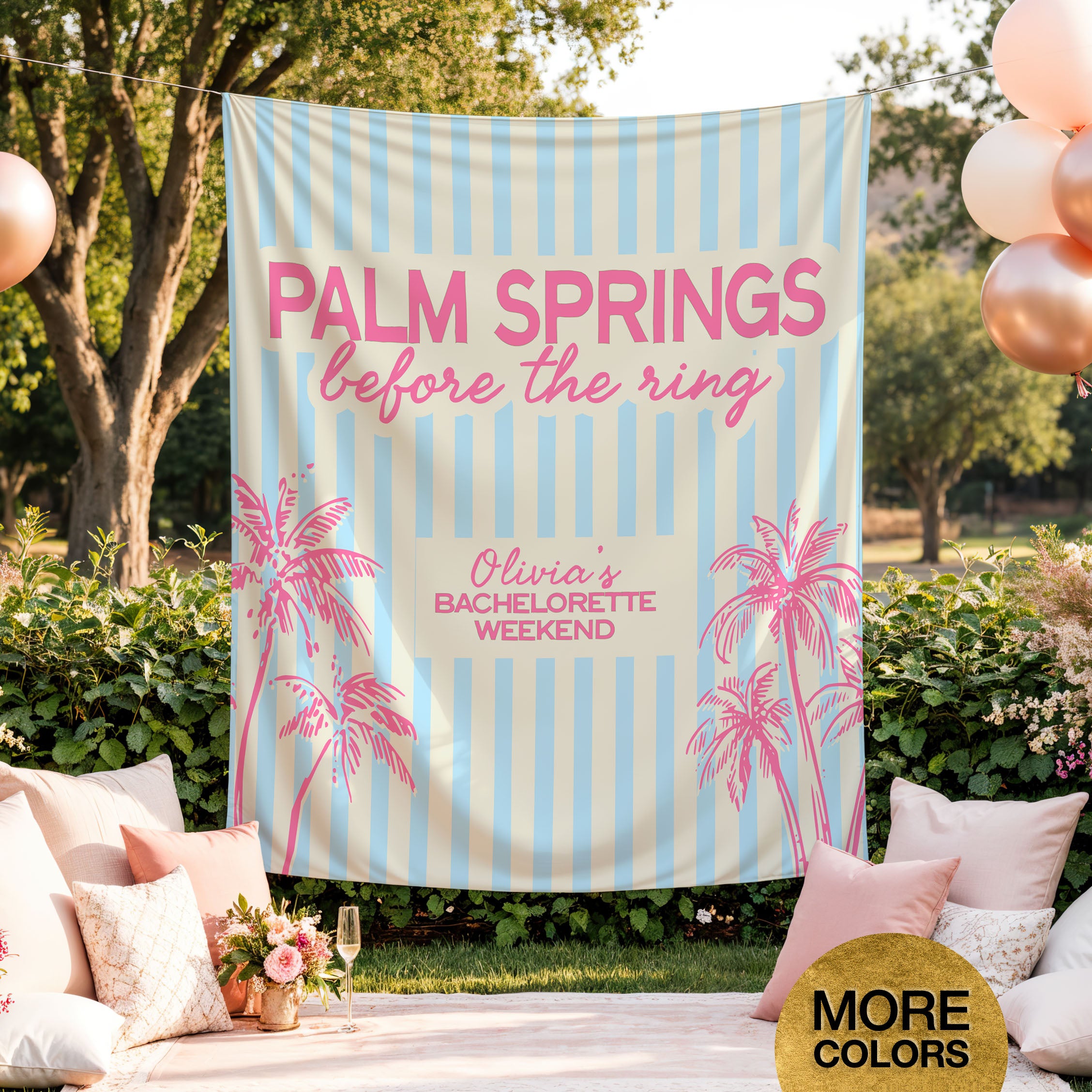Palm Springs Bach Banner