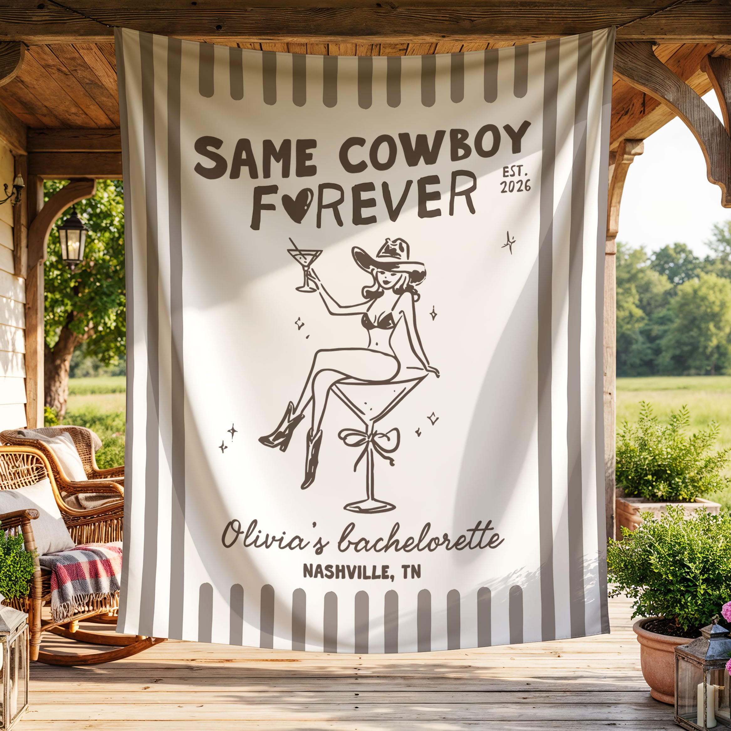 Same Cowboy Forever Banner