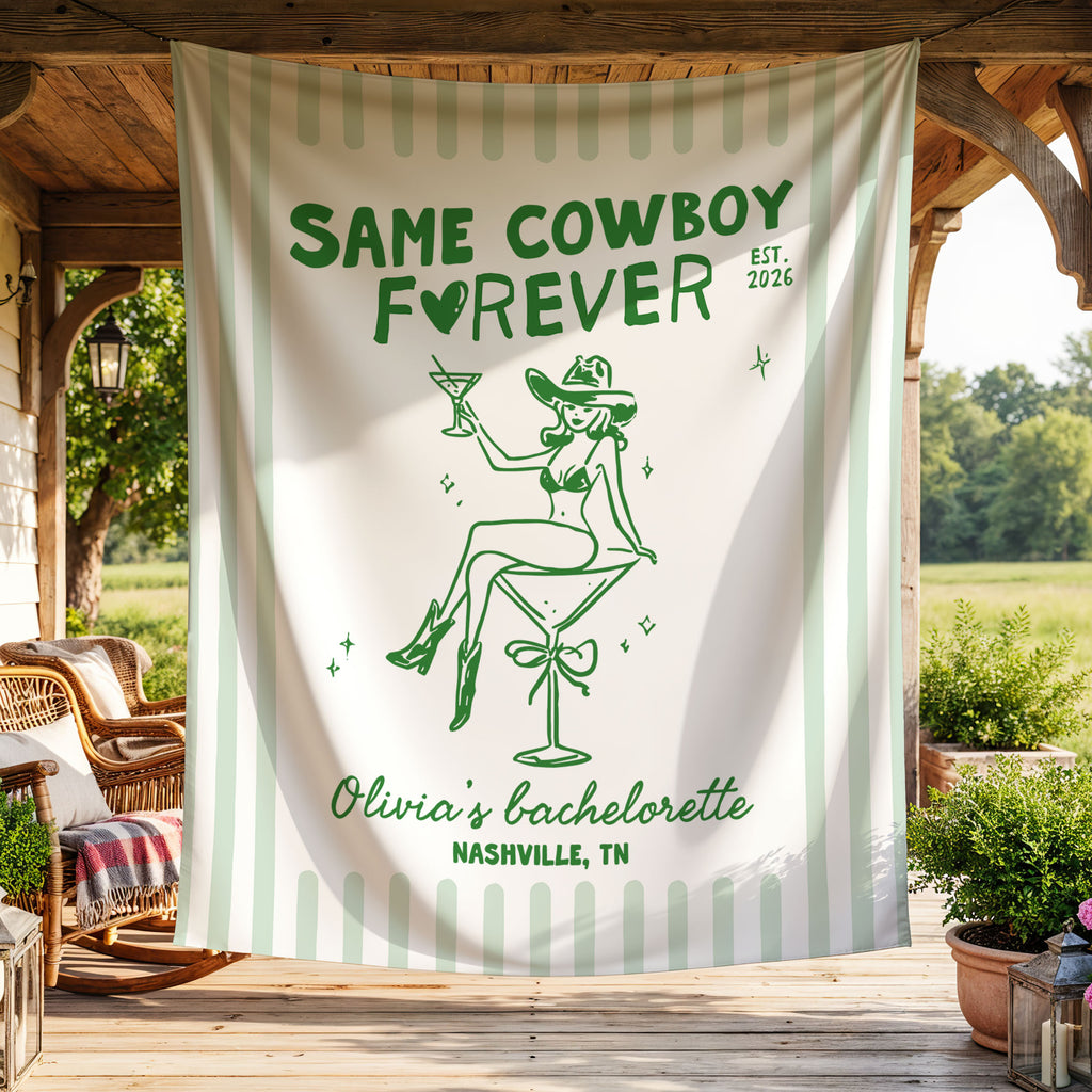 Same Cowboy Forever Banner