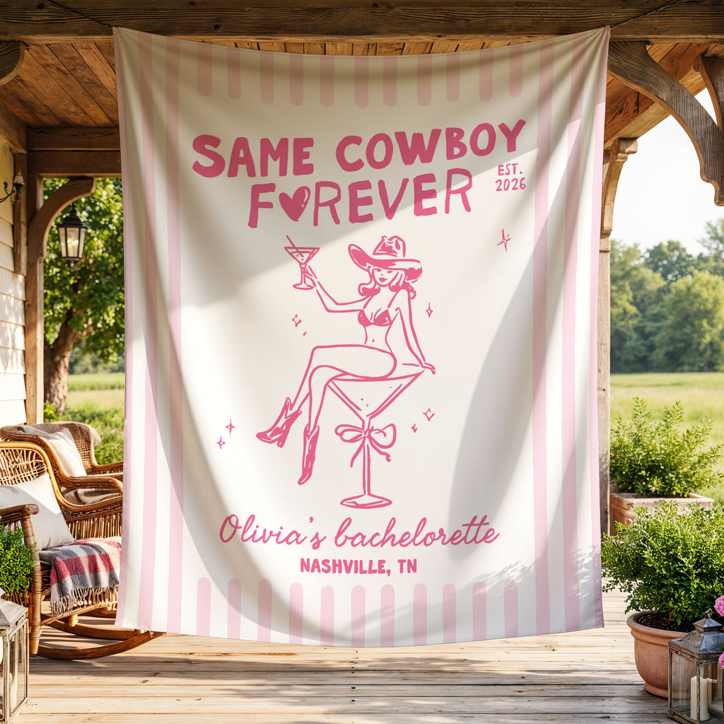 Same Cowboy Forever Banner