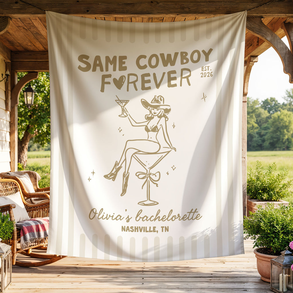 Same Cowboy Forever Banner