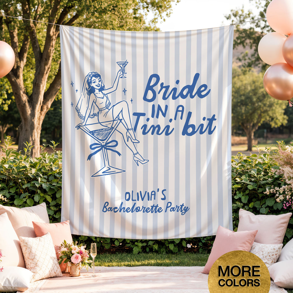 Bride In A Tini Bit Banner