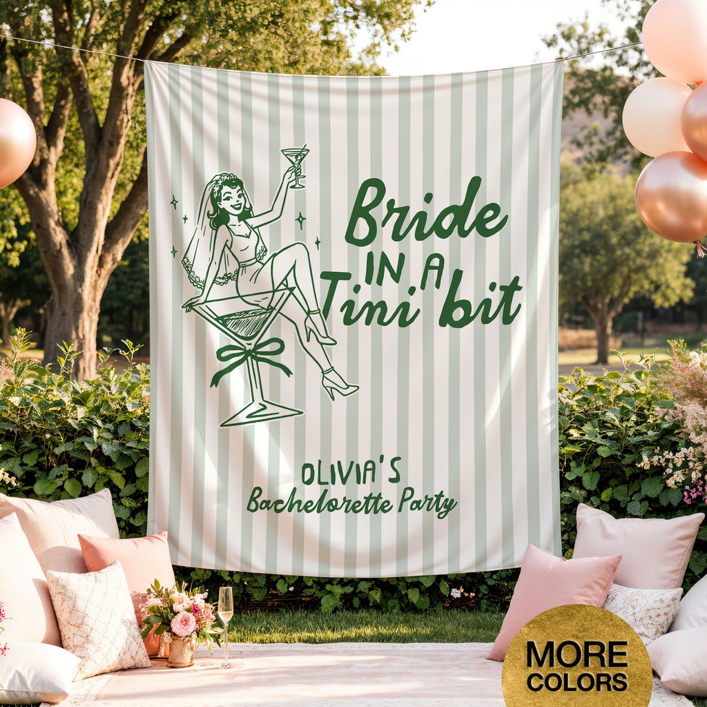 Bride In A Tini Bit Banner