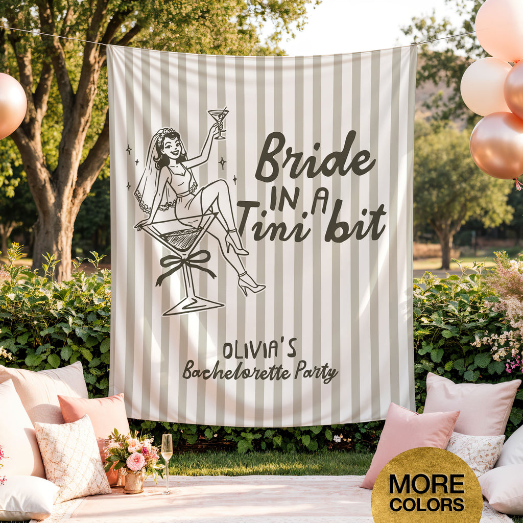 Bride In A Tini Bit Banner