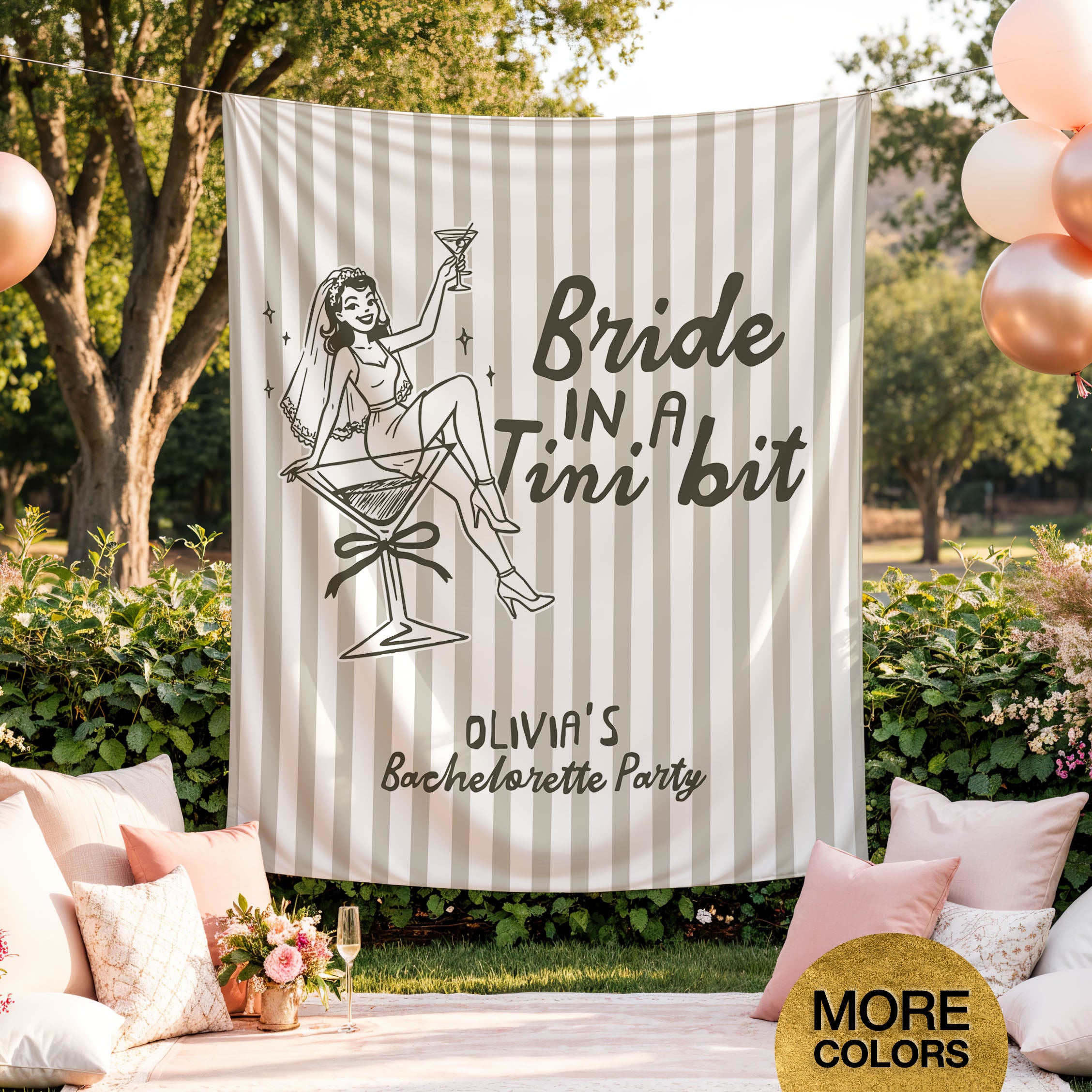 Bride In A Tini Bit Banner