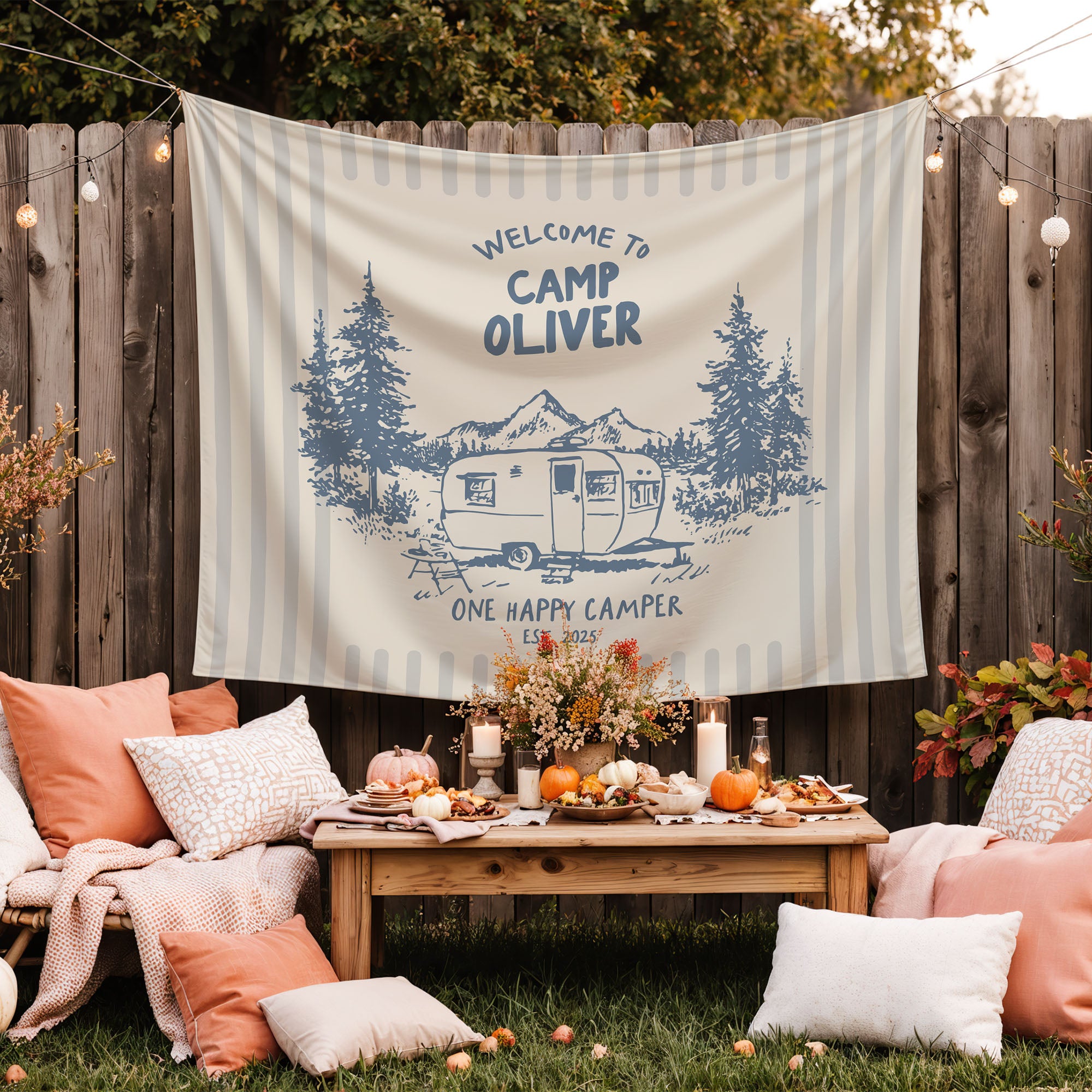 One Happy Camper Banner