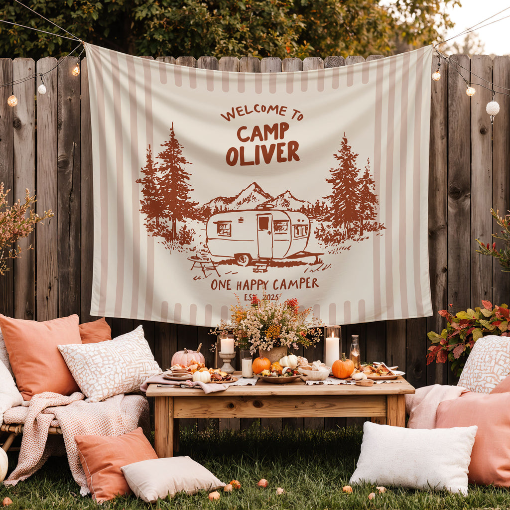 One Happy Camper Banner