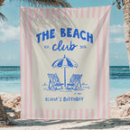 Beach Club Bday Banner