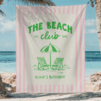 Beach Club Bday Banner