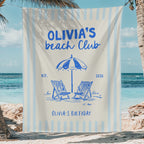 Beach Club Birthday Banner