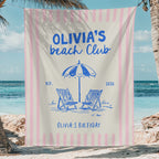 Beach Club Birthday Banner
