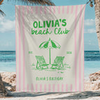 Beach Club Birthday Banner