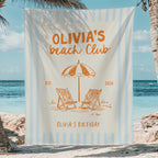 Beach Club Birthday Banner