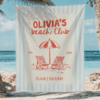 Beach Club Birthday Banner