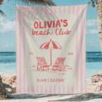 Beach Club Birthday Banner